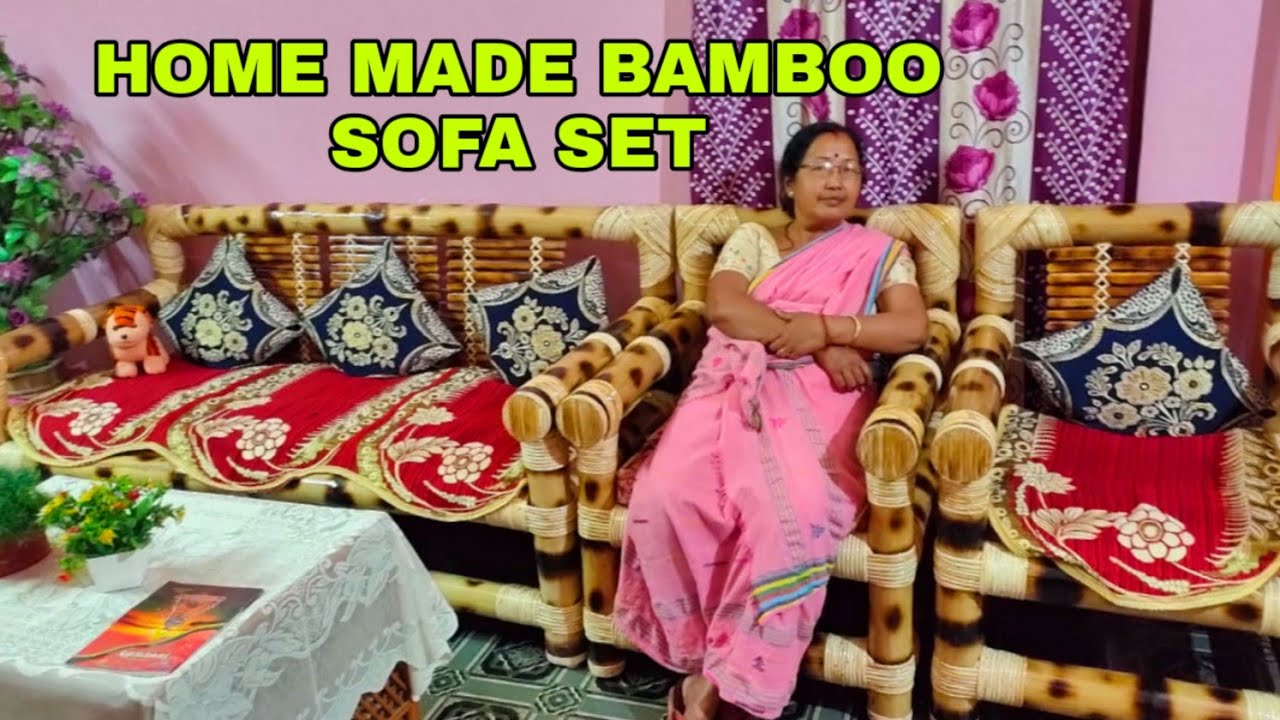 BAMBOO SOFA SET || BAMBOO FURNITURE || 🤩 HOME MADE BAMBOO SOFA SET || BAMBOO CRAFTING