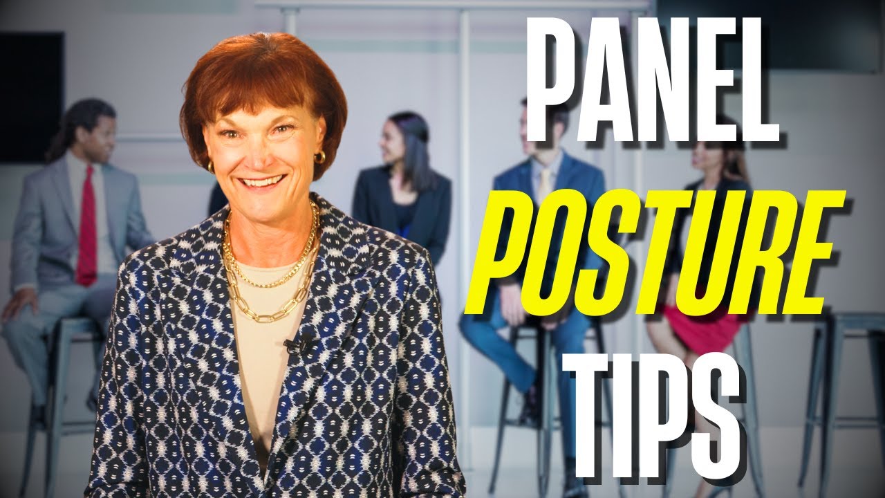 How To Sit in A Chair On A Panel Discussion