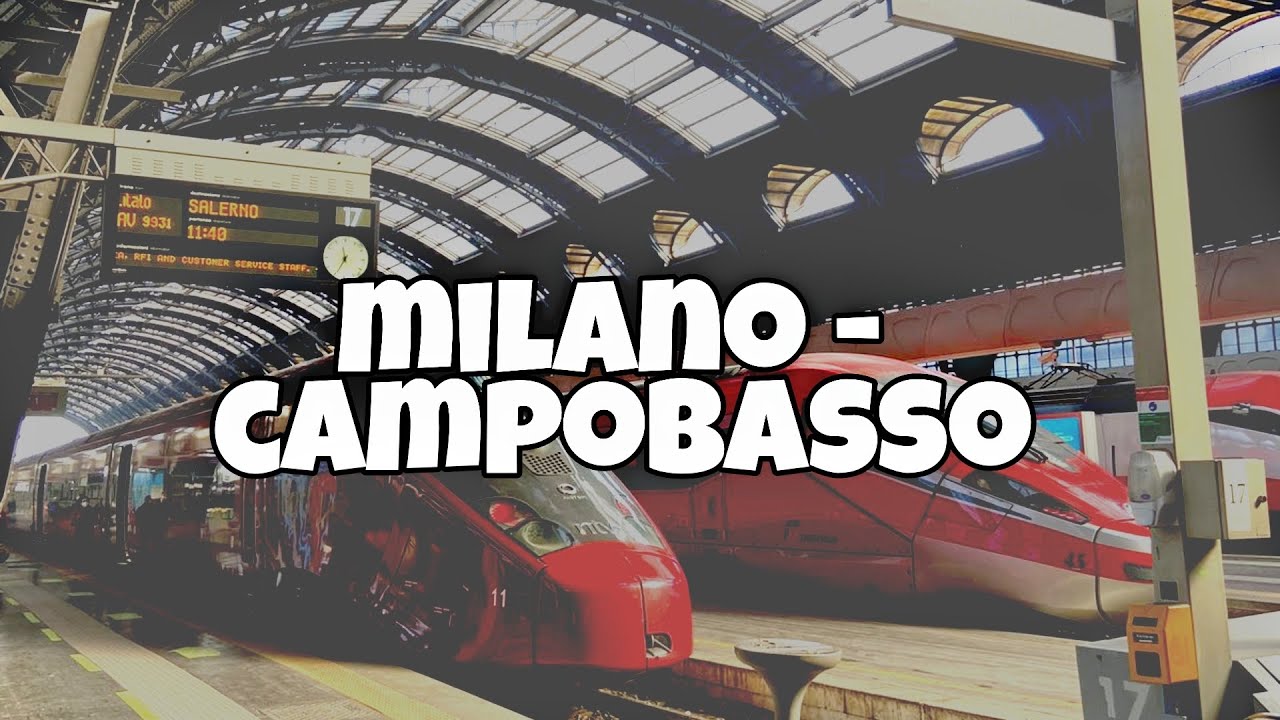Easy way to go from Milano to Campobasso, Molise by Train + Bus