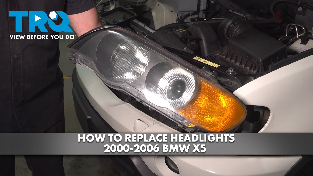 How to Replace Headlights 2000-2006 BMW X5
