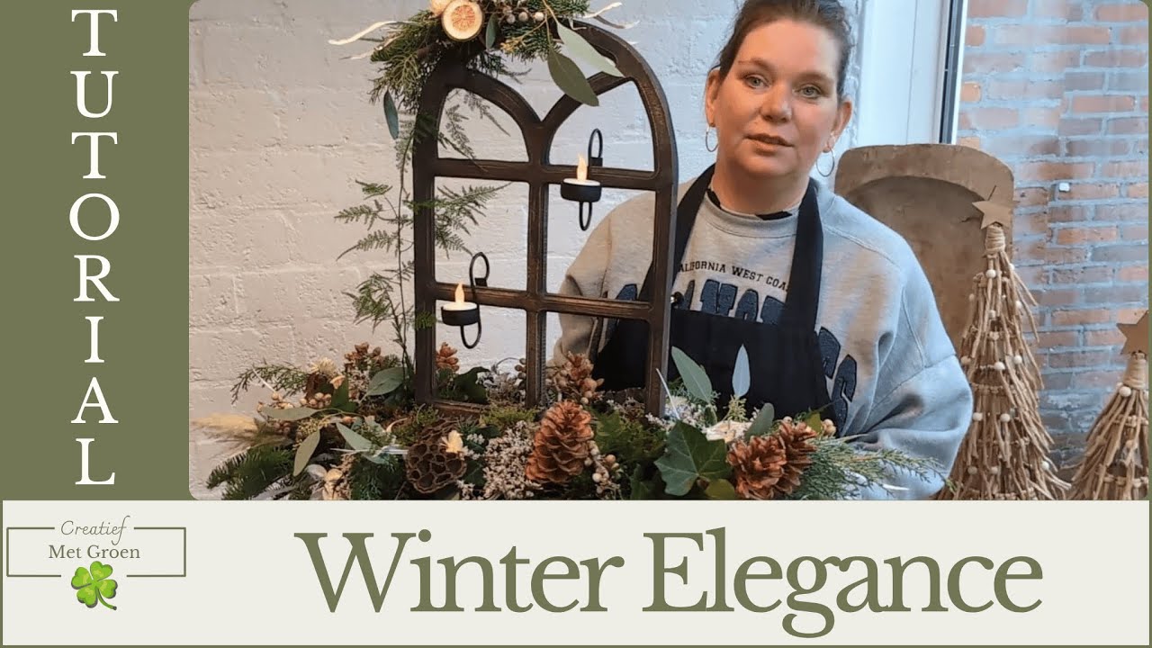 Uniek Winterstuk | DIY Bloemschik Tutorial