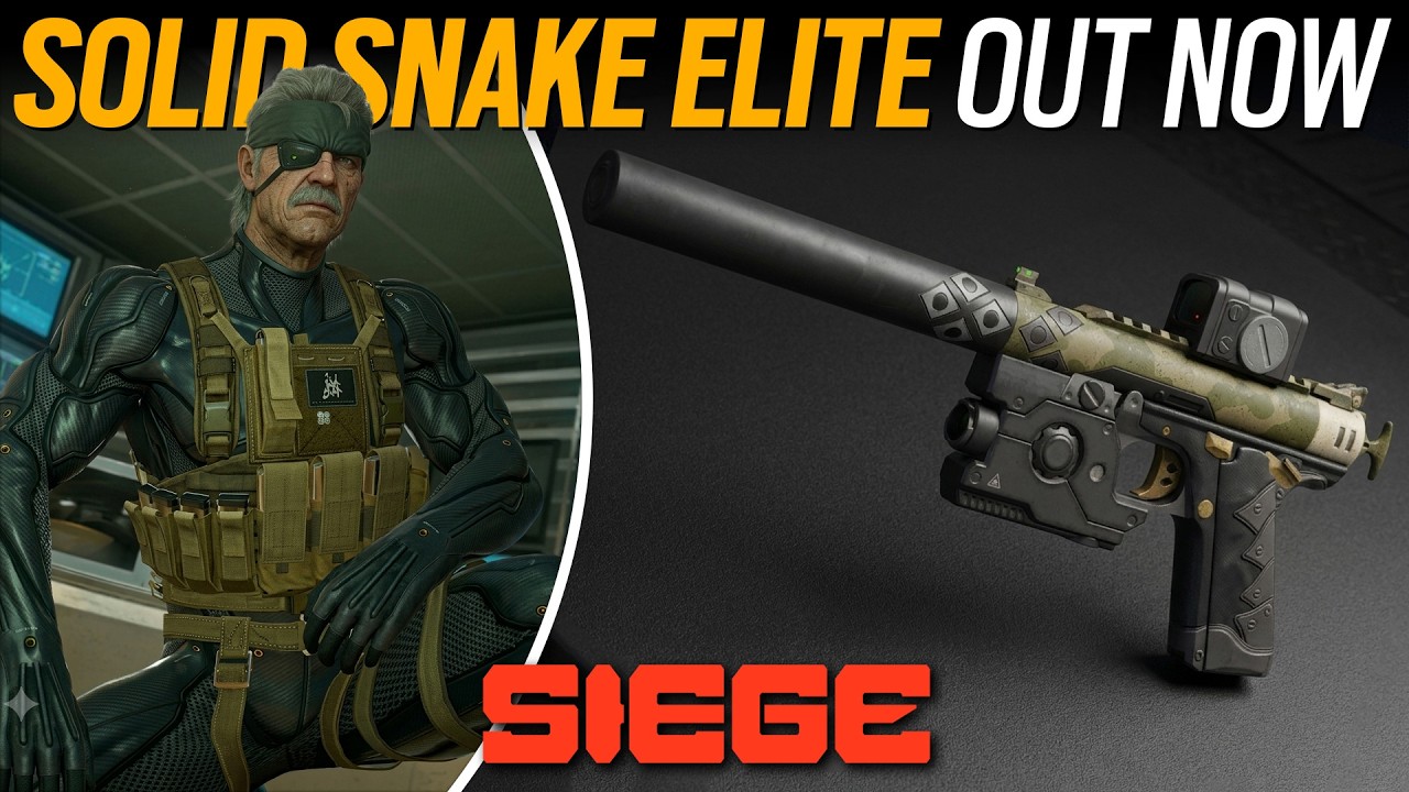 Элитный скин Solid Snake уже в игре! &mdash; 6News &mdash; Rainbow Six Siege