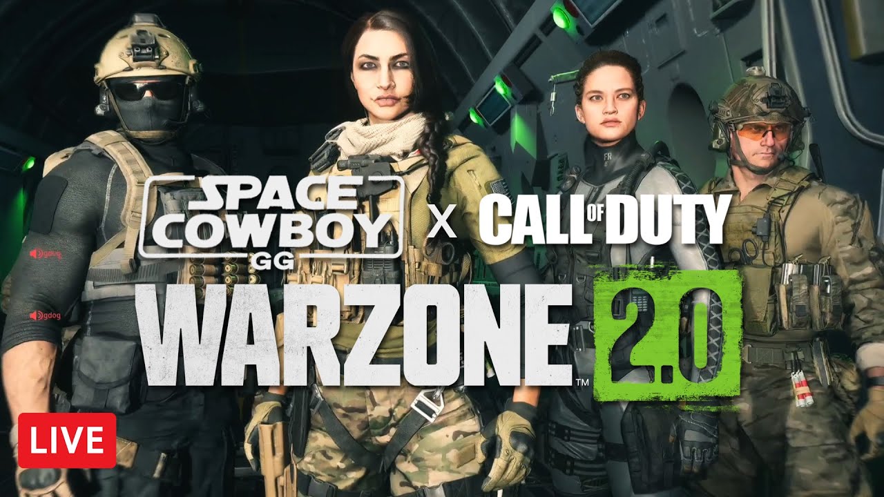🔴LIVE // SPACECOWBOY // WARZONE 2.0 LAUNCH
