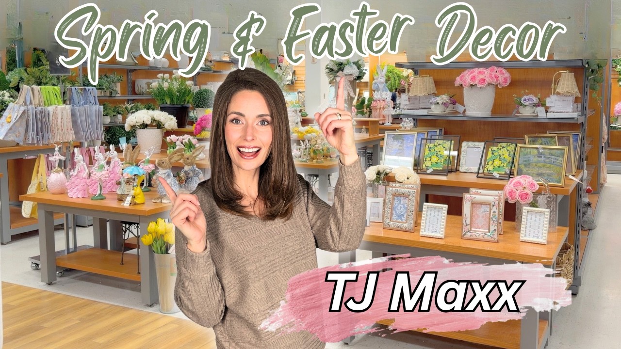 New Spring & Easter Decor at TJ MAXX | Shop With Me | Spring Decorating Ideas