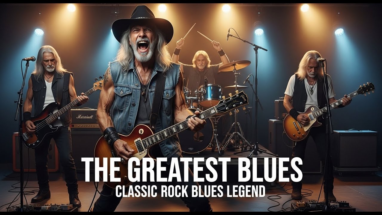 Eric Clapton, ZZ Top, BB King, Jimi Hendrix Inspire Classic Blues Rock with Powerful Guitar Melodies