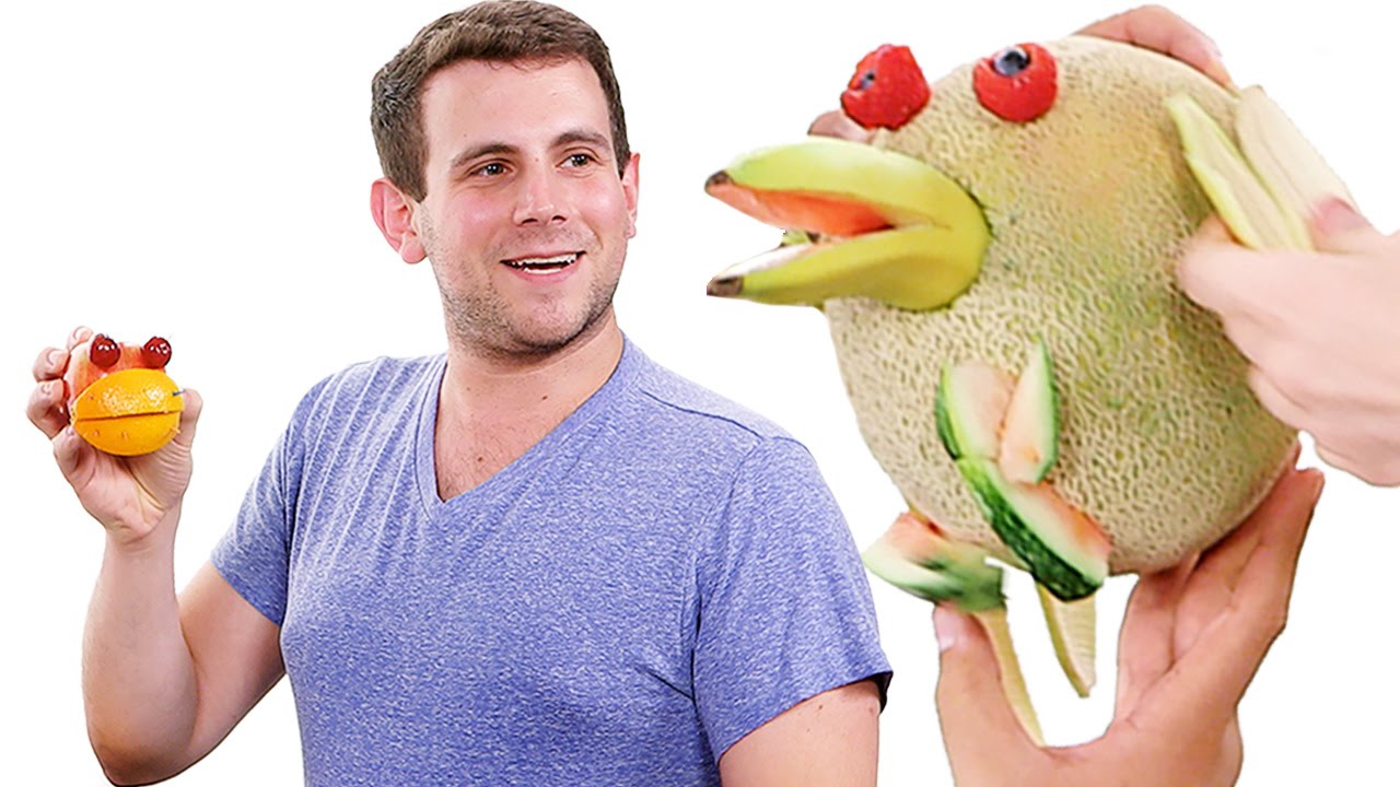 CoWorkers Fruit Sculpture Challenge!