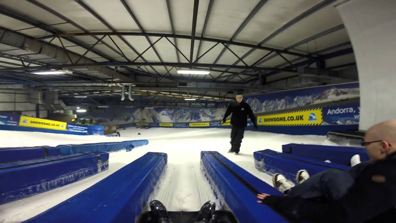SnowDome Tamworth - ice skating, tobogganing and adrenaline tubing (GoPro)