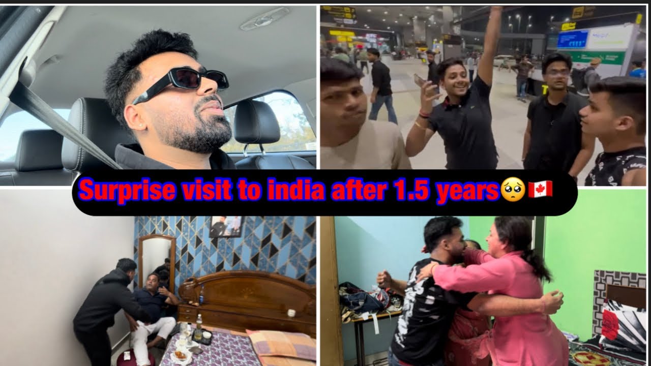 Surprise visit to India🇮🇳from canada🇨🇦 after 1.5years🥺