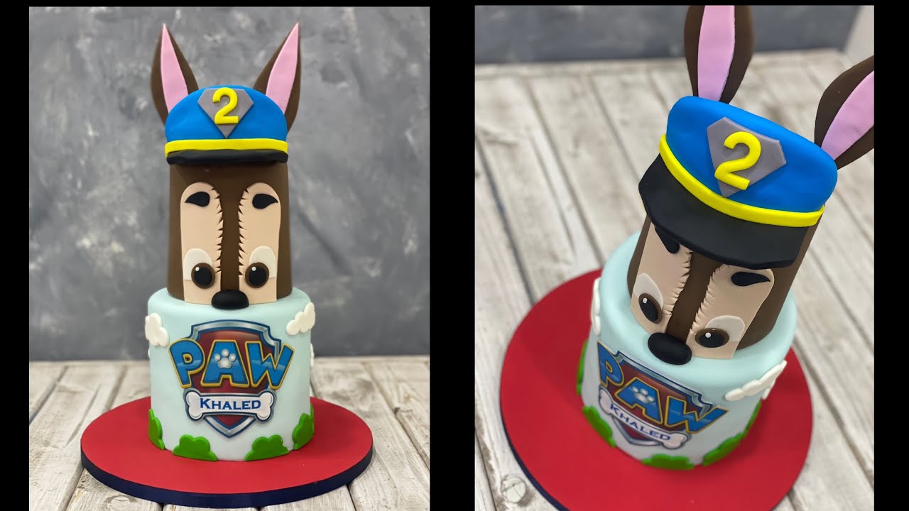 Paw Patrol Chase Cake