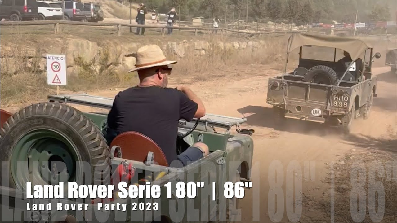 Solo imágenes Land Rover Serie 1 80 y 86  en la Party 2023