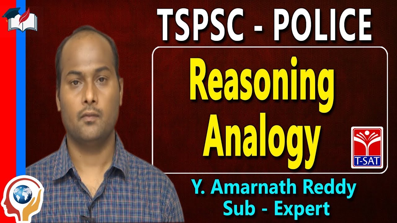 TSPSC - Police  || Reasoning - analogy || Amarnath Reddy
