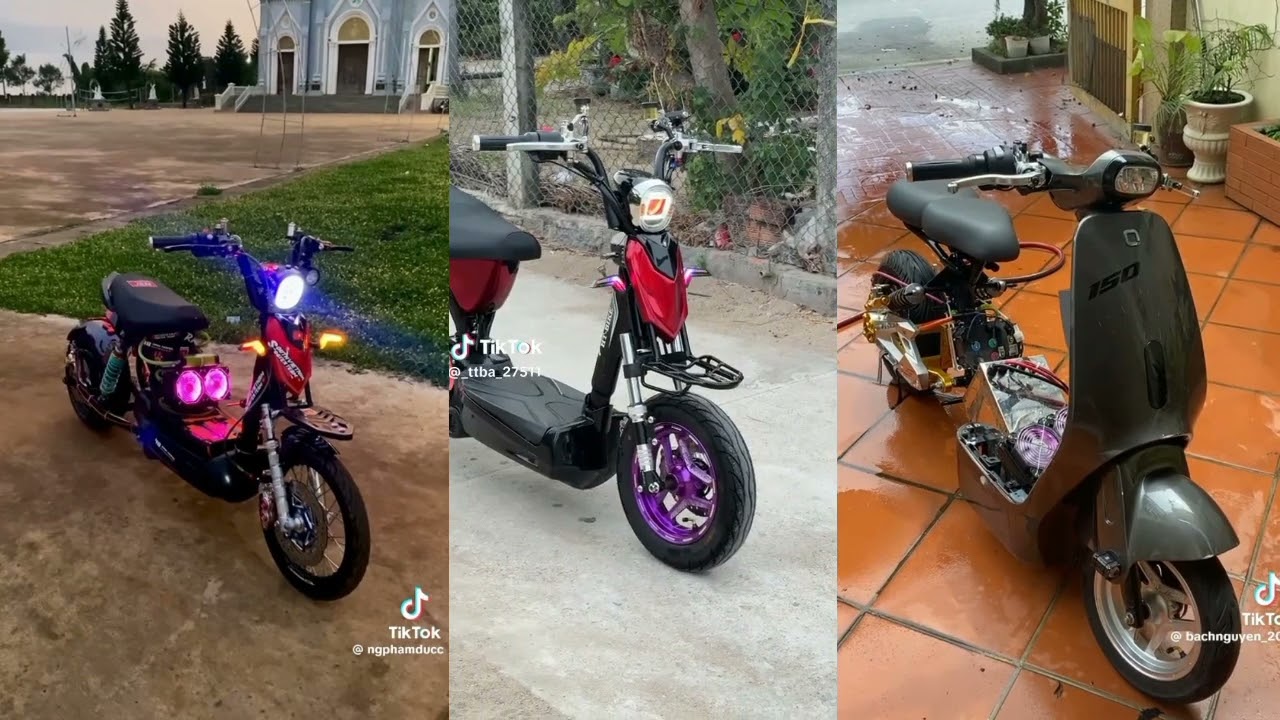 [ TikTok Xe Điện Độ ] Tổng hợp tiktok xe điện độ Tiktok #xediendovn#xuhuong