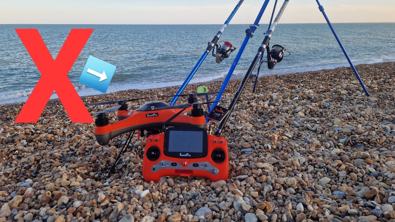 Beach Fishing with Swellpro Drone - FAIL!