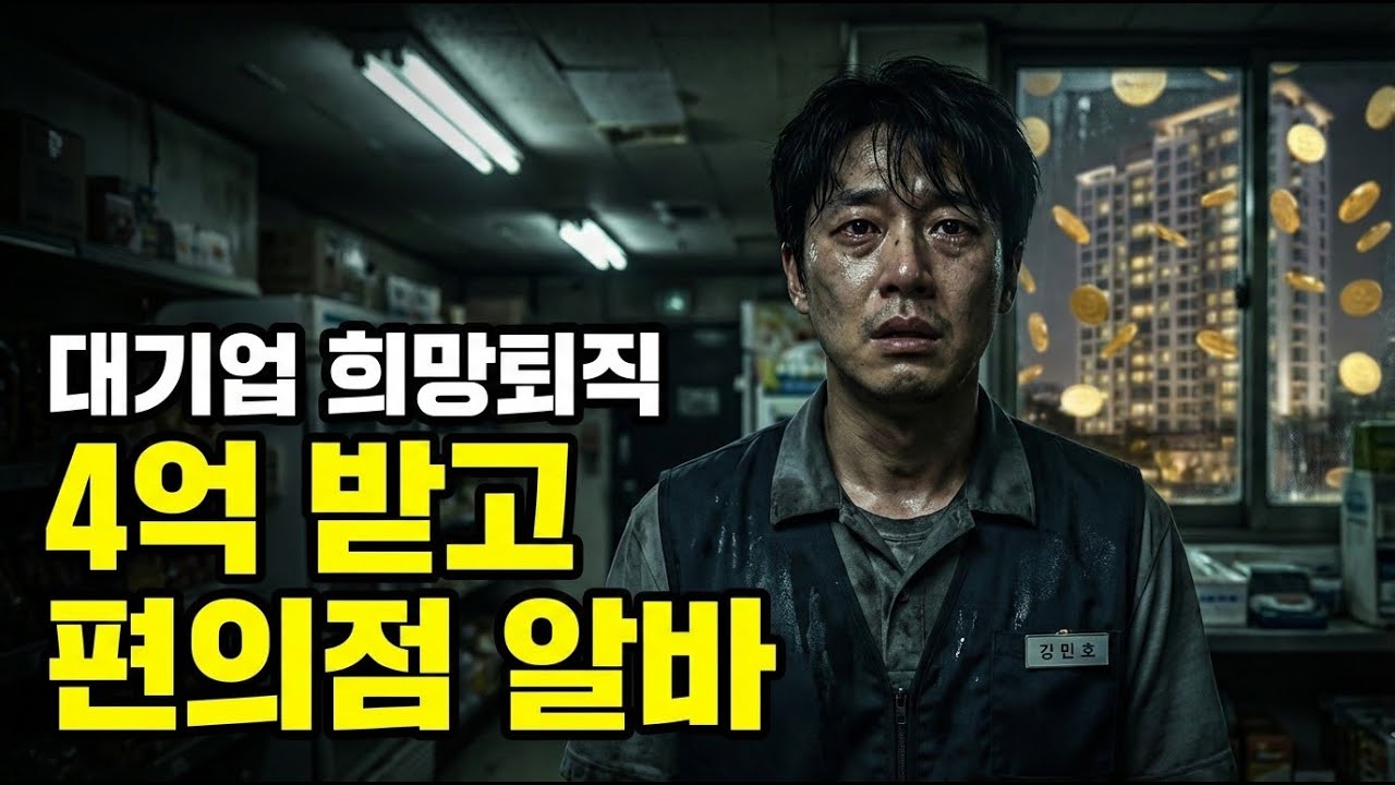 4억 받고 나온 40대 부장, 6개월 뒤 편의점 야간알바...대기업 희망퇴직의 잔인한 진실