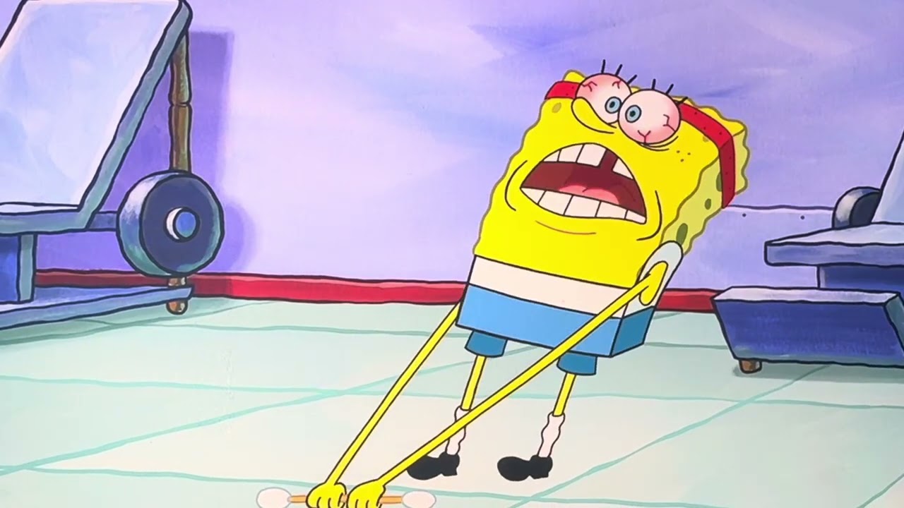 SpongeBob SquarePants - No Stealing the free Weights Bro