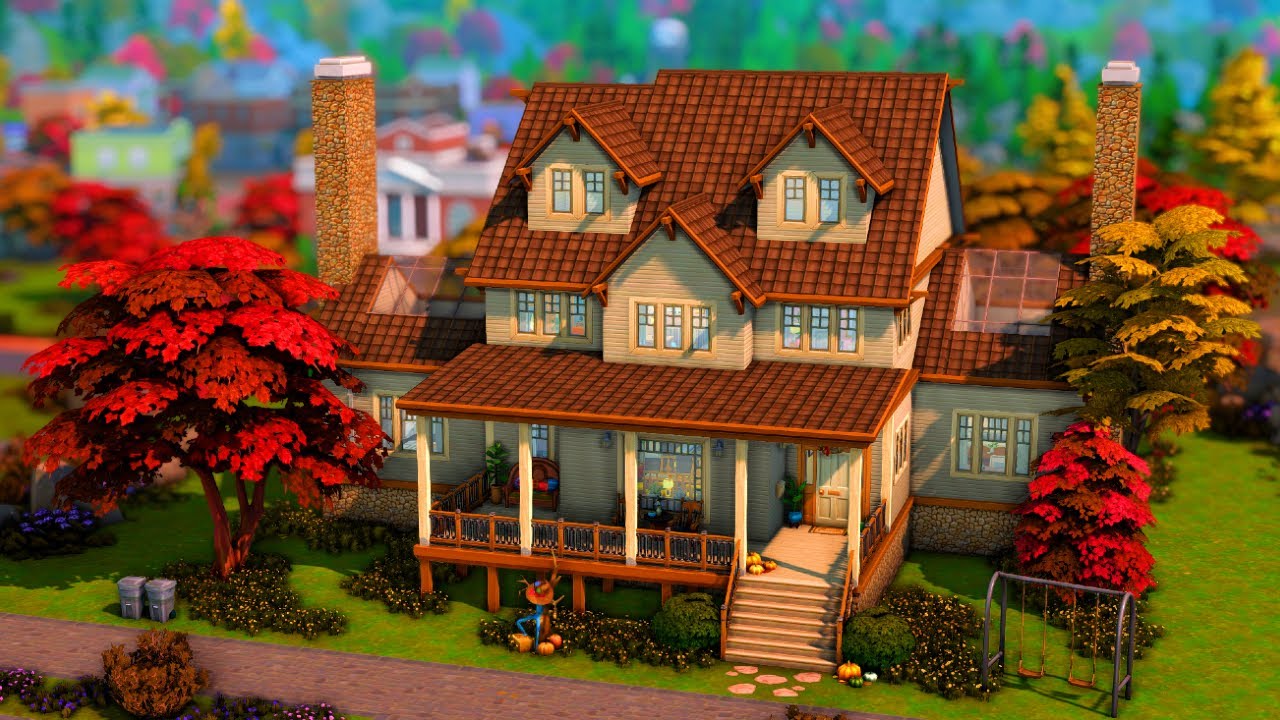 leaf home 🍂🍁 [ the sims 4: speed build ]