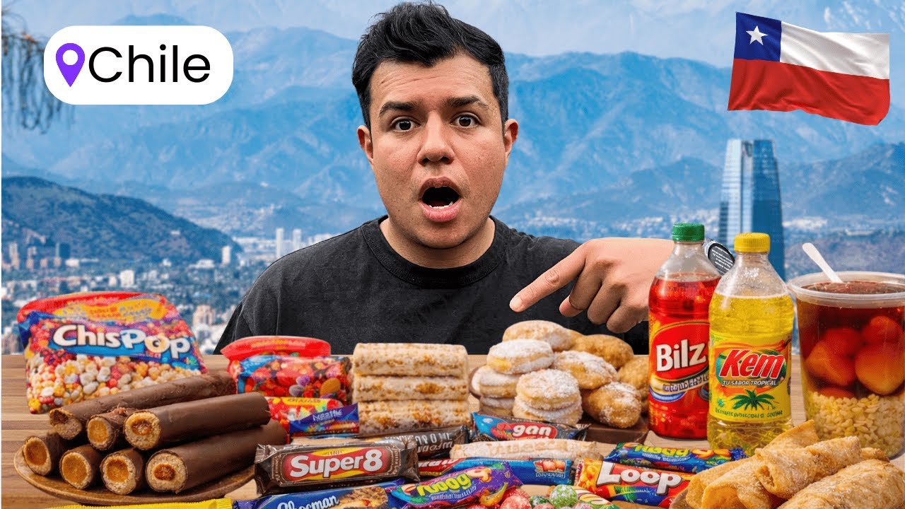 PROBANDO LOS DULCES DE CHILE MÁS FAMOSOS 🇨🇱