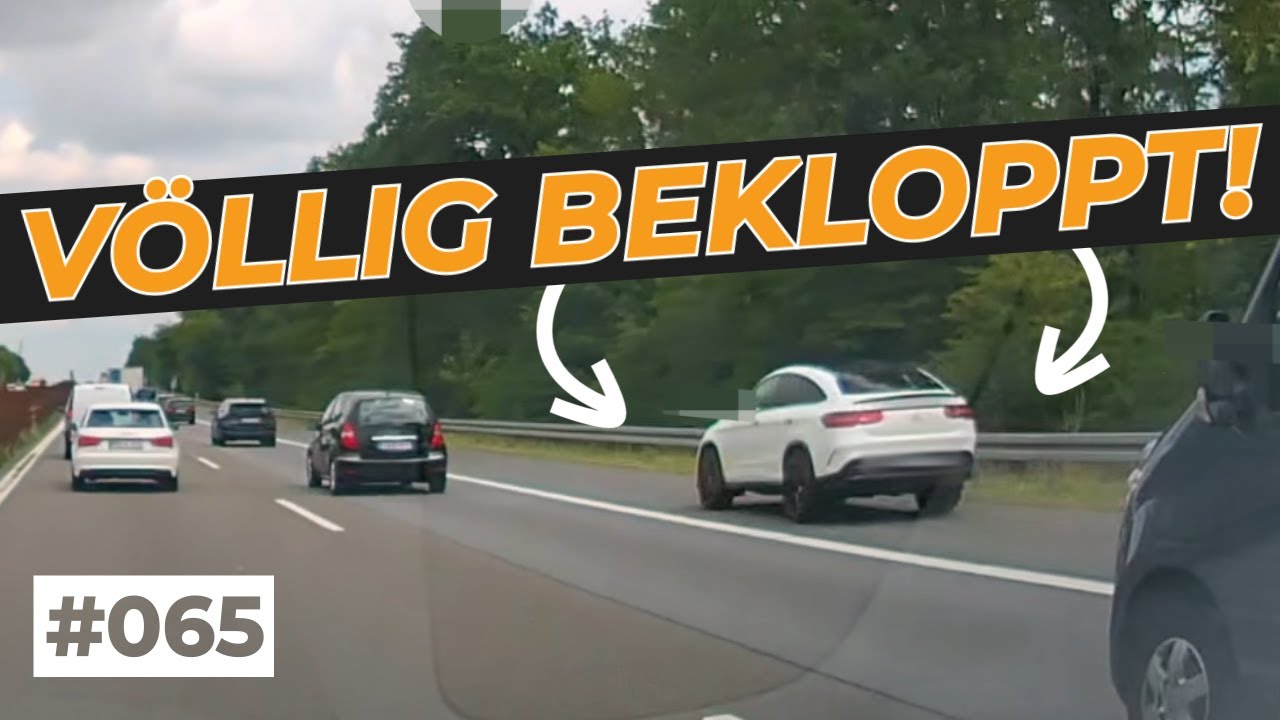Mit 240 km/h über den Standstreifen und unausdenkbar dämliche Manöver | 