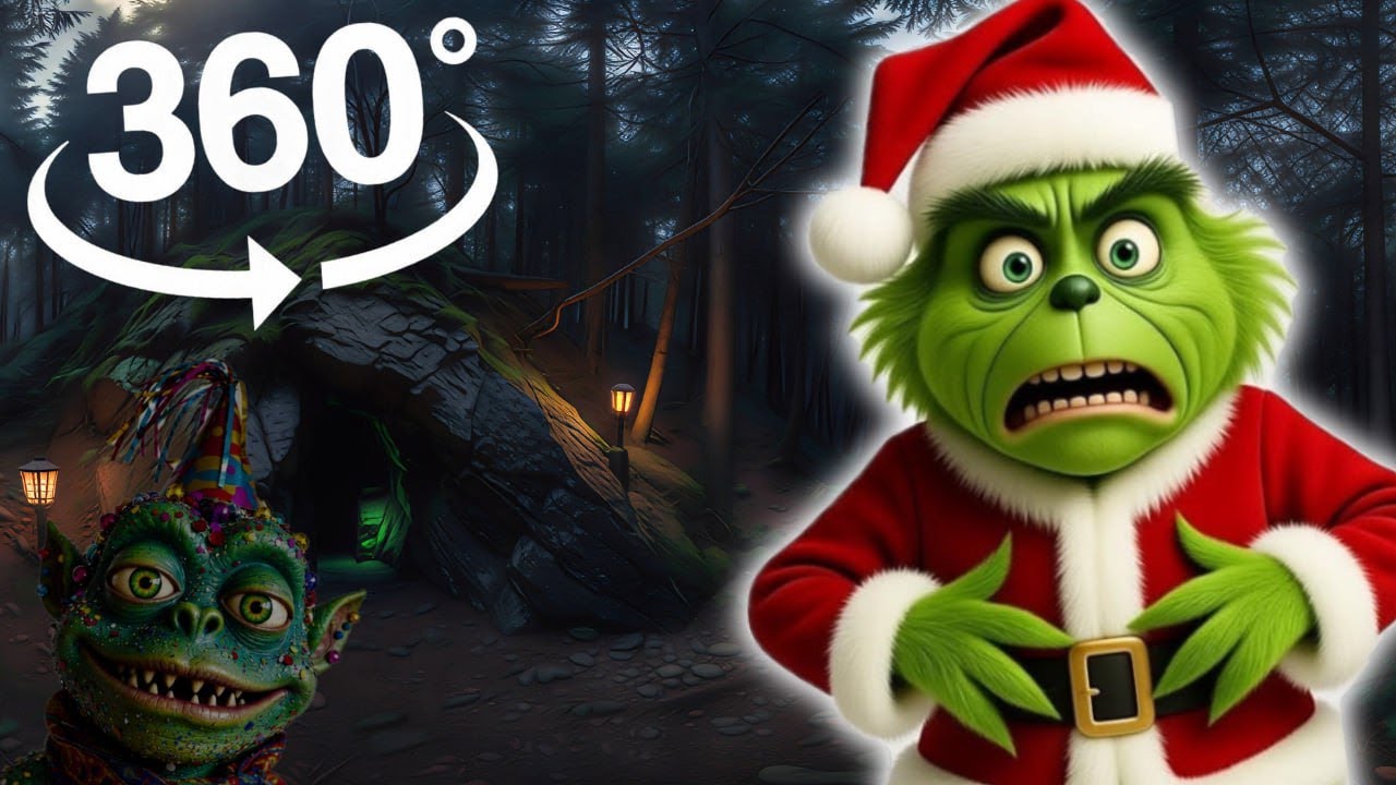 Can You Find the Grinch? 🎄👀 | Christmas 360° VR