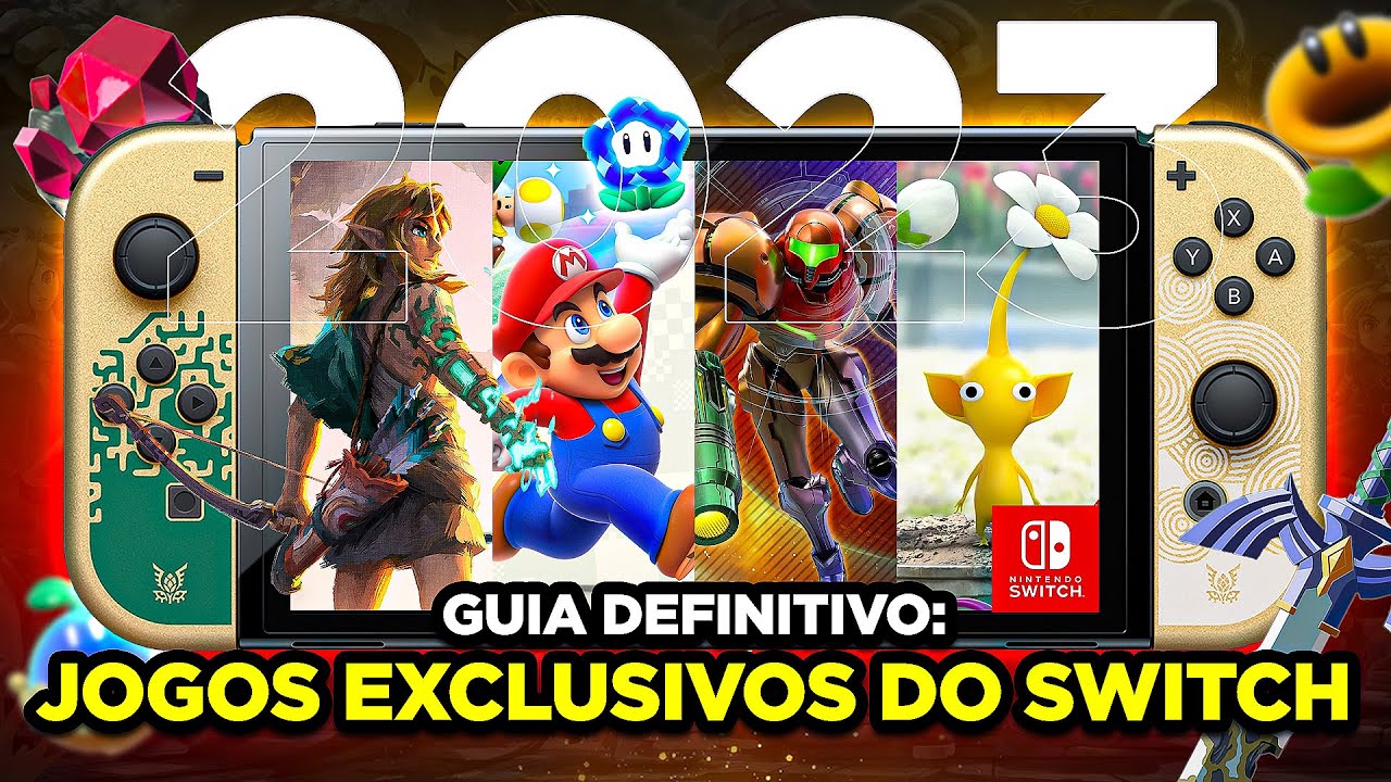 GUIA DEFINITIVO de todos os jogos EXCLUSIVOS do Nintendo Switch em 2023