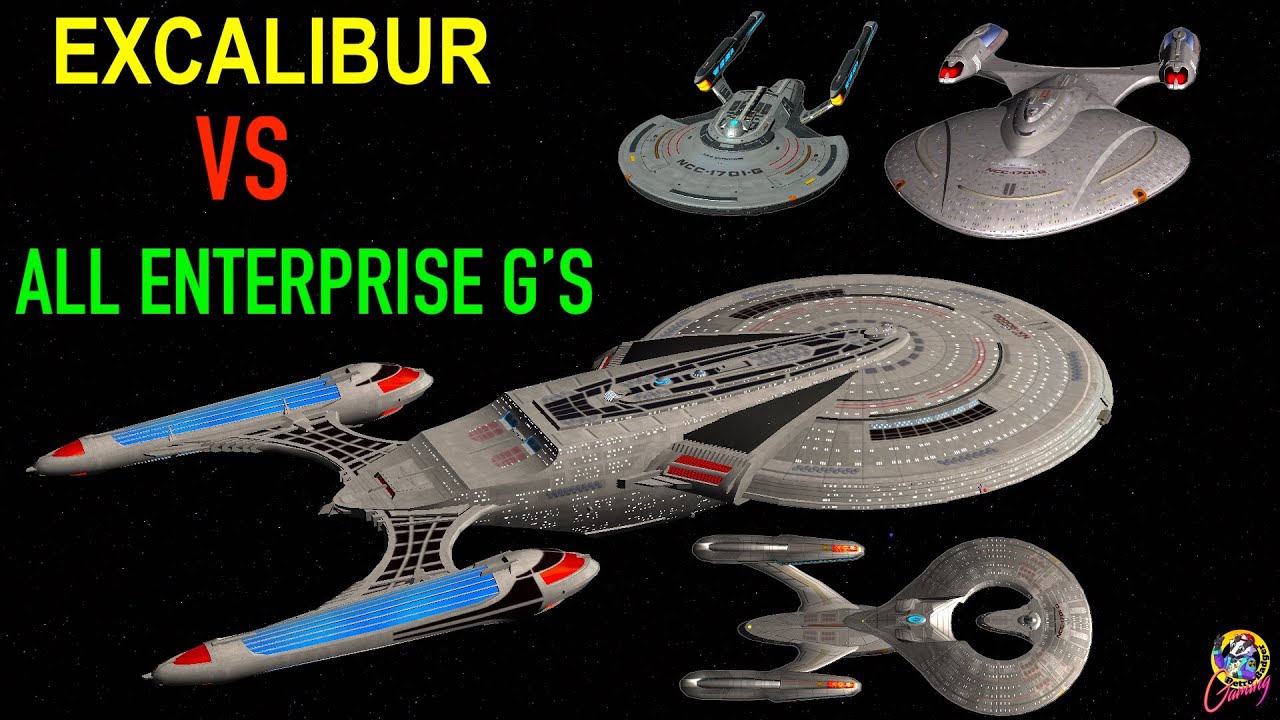 Excalibur Class VS Every Enterprise G - Star Trek Starship Battles