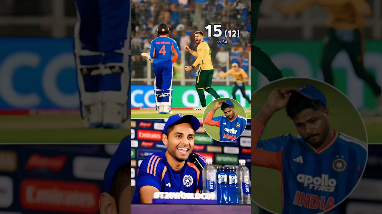 abhishek की लगातार flop बैटिंग 😱को लेकर surya kumar ने कहा🤔&lrm;#abhisheksharma #cricket #indvszim #news