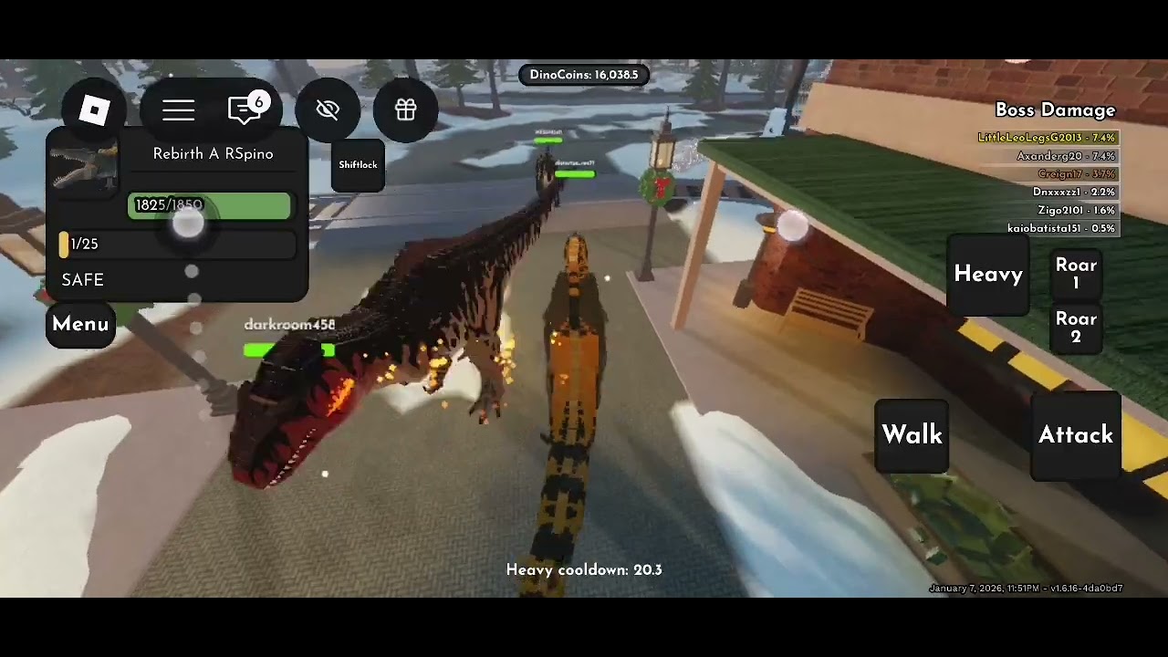 I played with @zillajr_palestine in jurassic blocky 