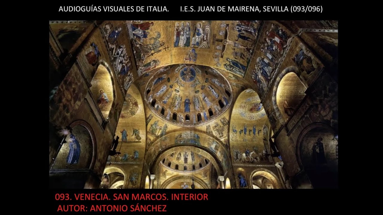 093/096  SAN MARCOS. VENECIA . INTERIOR. VIDEOGUIAS DE ITALIA. AUDIOGUIAS DE ITALIA