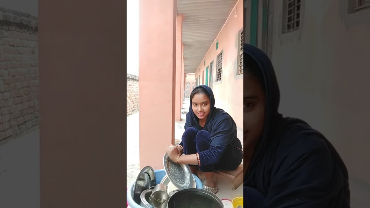 Johra khatun-9 बर्तन धो रही हो #live 
