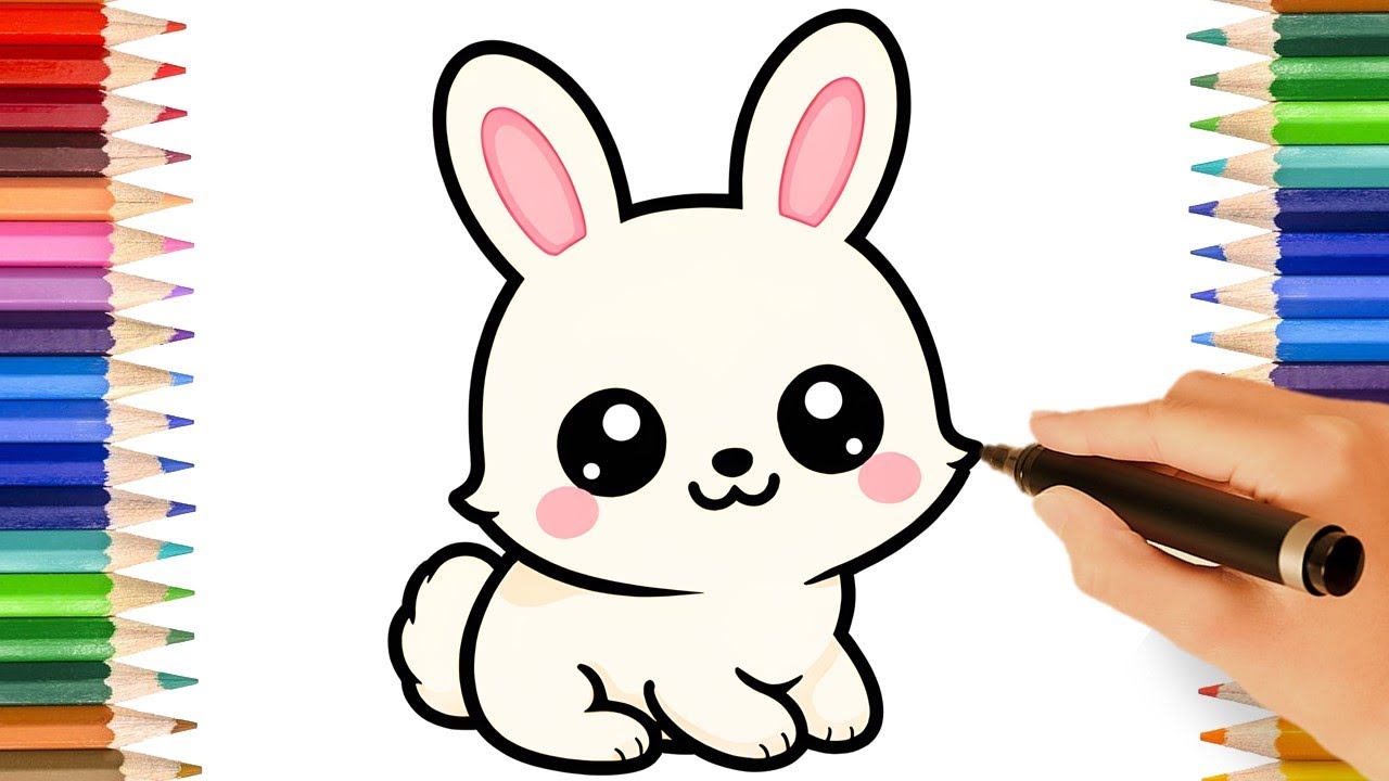 COMMENT DESSINER UN LAPIN 💝