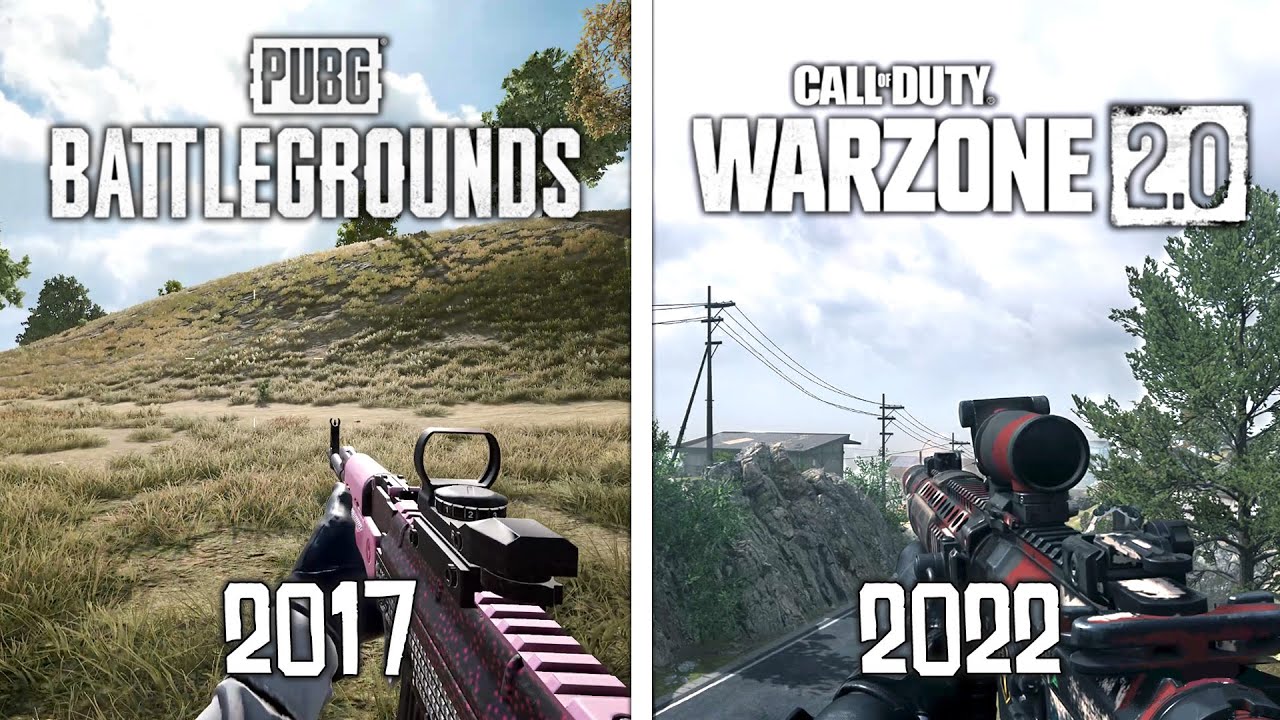 PUBG vs Warzone 2.0 - Direct Comparison! 🔥