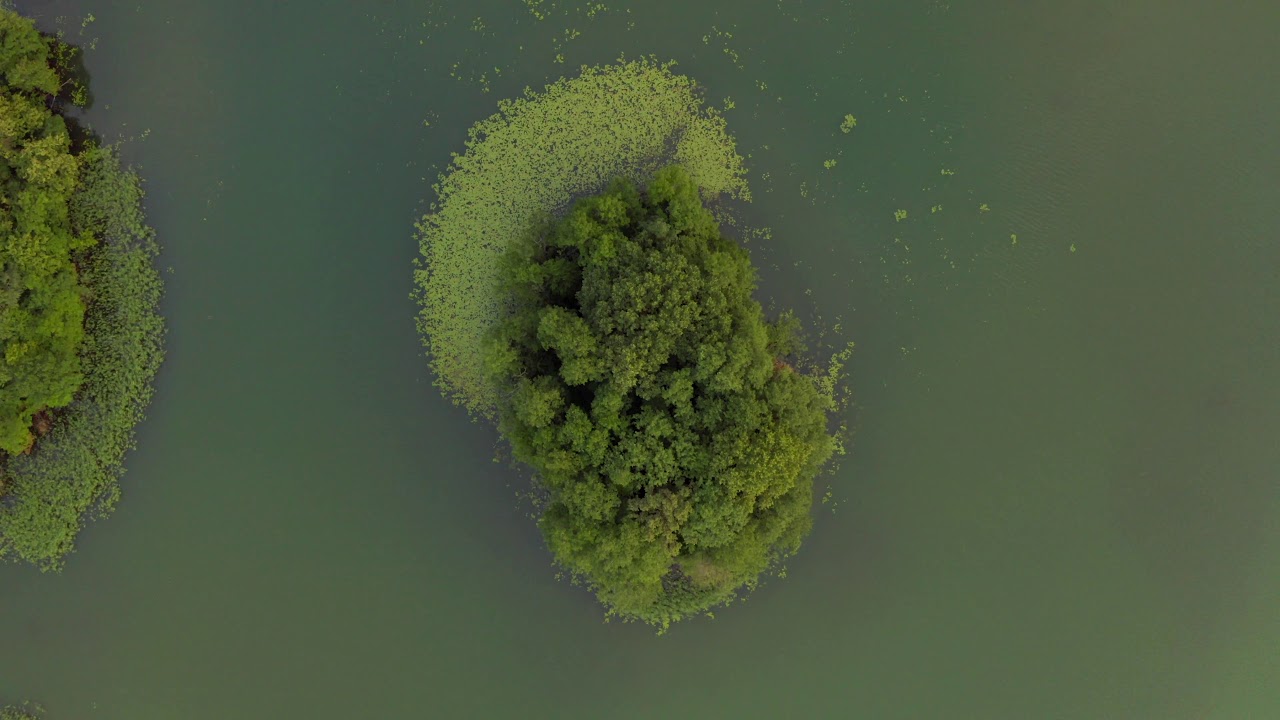 Land of lakes in Poland, Mazury by drone 4k 2019