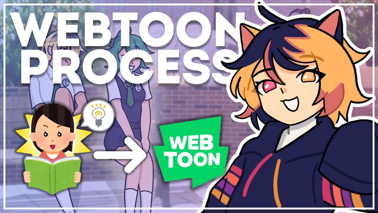 HOW TO MAKE A WEBTOON (speedpaint, commentary, webtoon process)