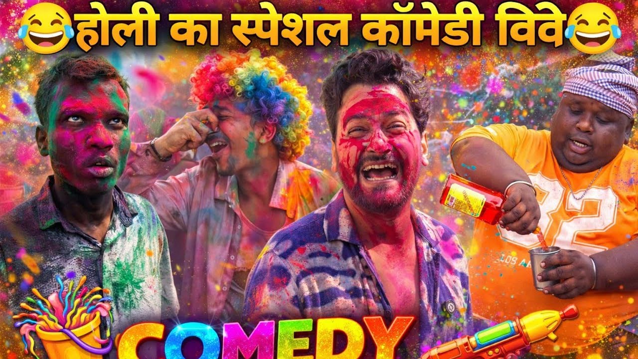New Funny Video😂। Holi Comedy Video🤣। 2026 Holi Funny Video😂। Instagram Funny Videos😆। Viral Video