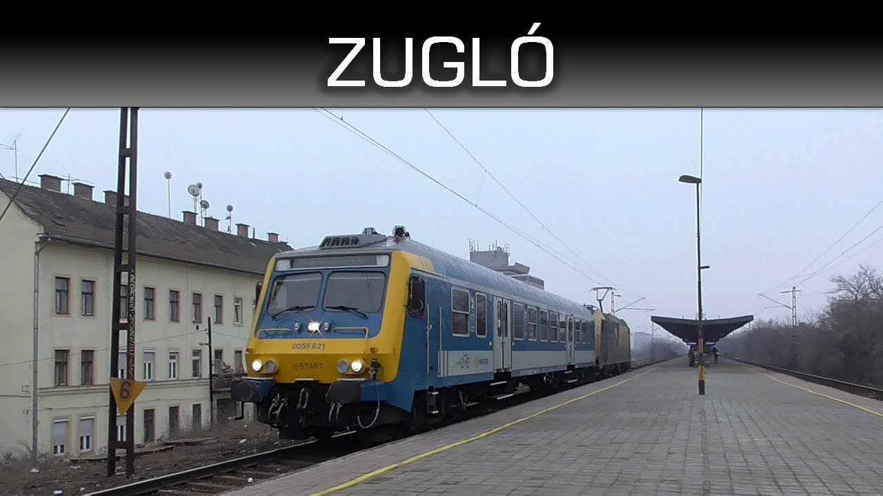 Vonatok Zugló megállóhelyen 2020 / Trains in Zugló Station, Budapest