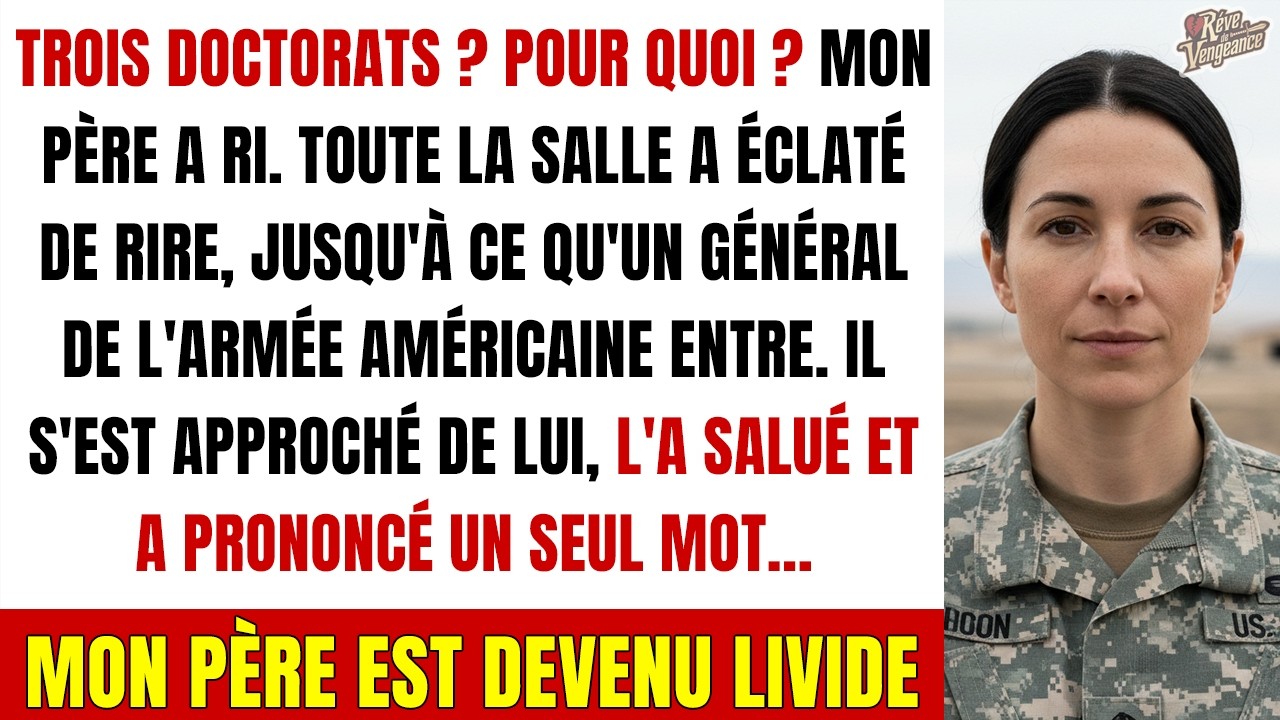 Mon père se moquait de mes 3 doctorats... Jusqu'à l'arrivée du Général.
