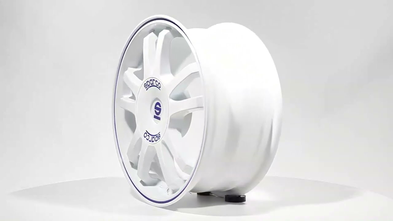 Jante aliaj SPARCO RALLY WHITE BLUE LIP - AnvelopeMAG.ro