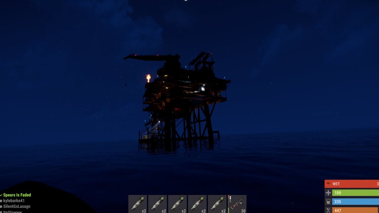 Solo Smoil (small oil rig) | Rust Highlights #41