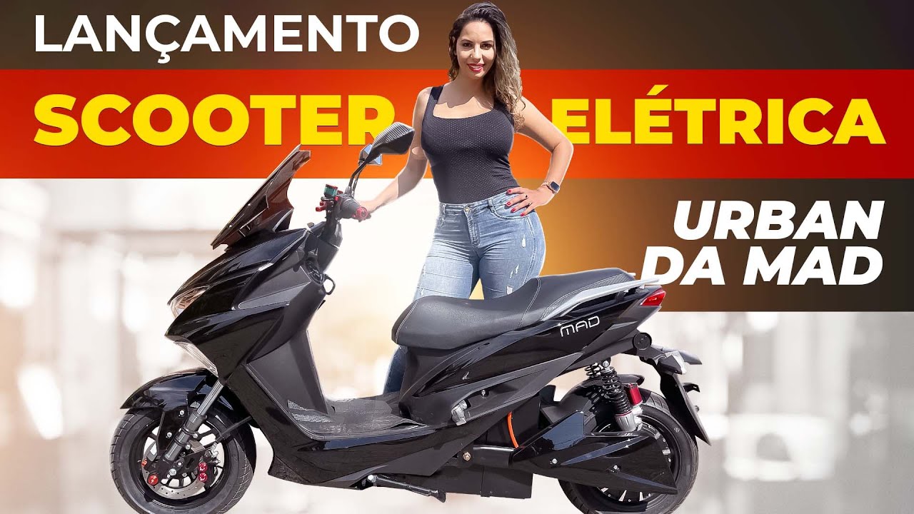 SCOOTER ELÉTRICA LANÇAMENTO NO BRASIL - MOTO ELÉTRICA BARATA E BONITA | APRESENTAÇÃO