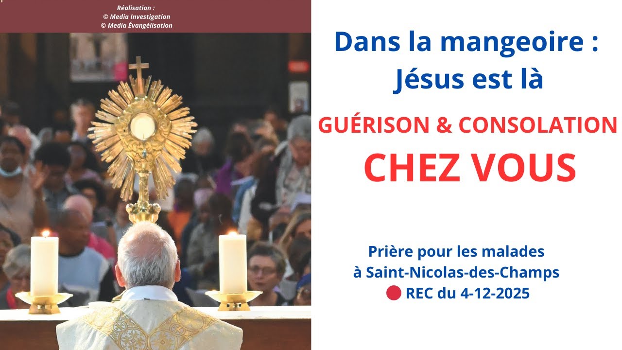 Dans la mangeoire : J&eacute;sus est l&agrave; - Gu&eacute;rison & Consolation CHEZ VOUS / Pri&egrave;re des malades