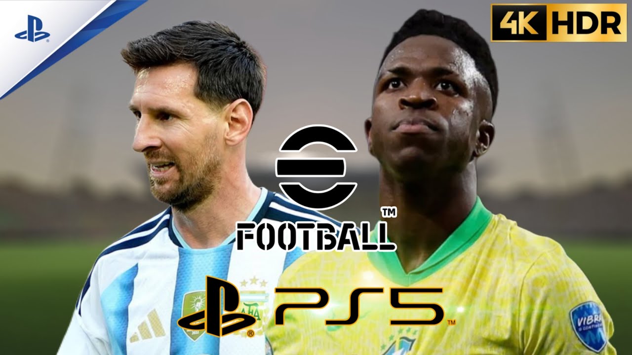 Argentina vs. Brasil | eFootball 2026, Gameplay PS5 4K HDR 60 FPS