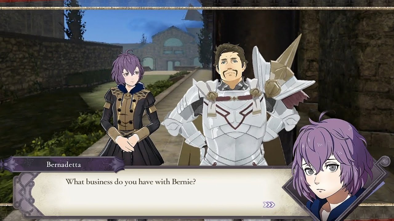 Bernadetta & Alois Support Conversations  - Fire Emblem: Three Houses [Switch]