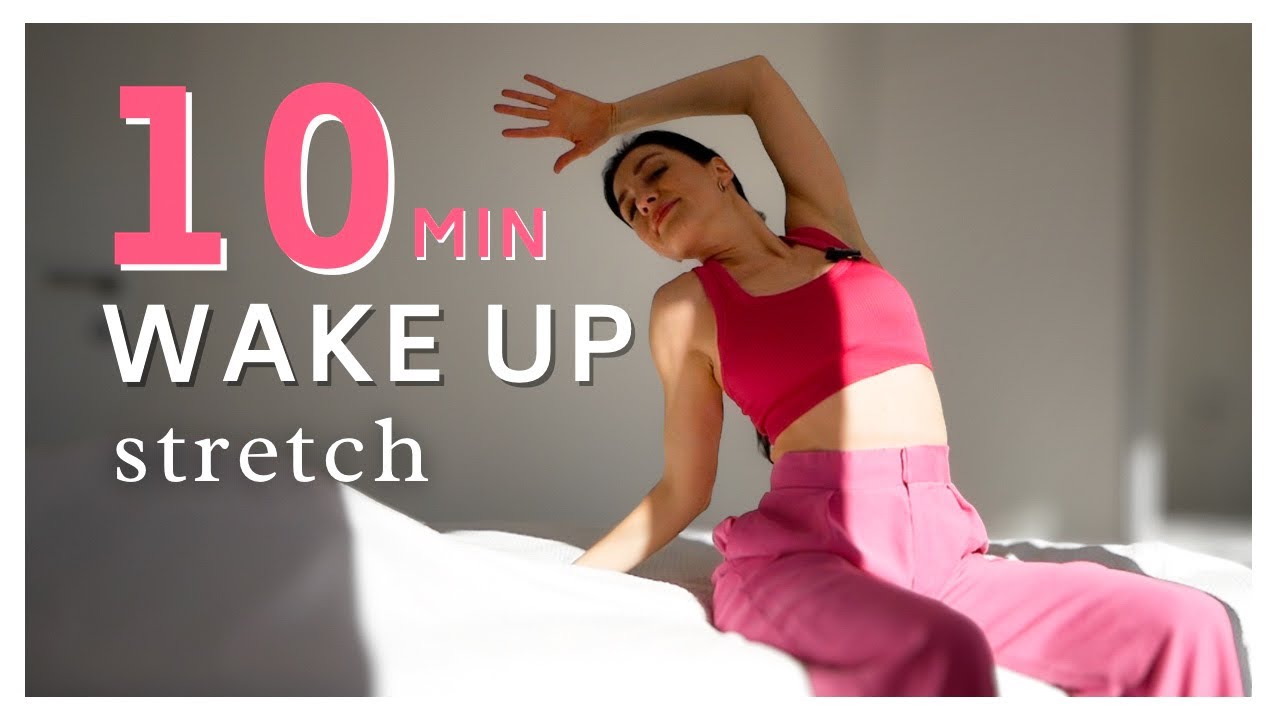 10 Min Morning Yoga | Wake Up Your Body | No mat needed 