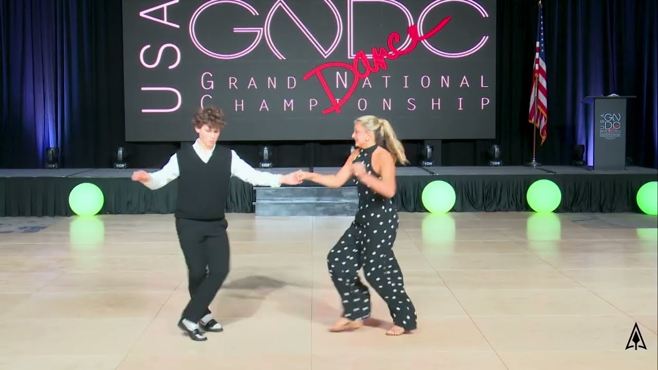 Jackson McLaughlin and Saddie Honeycutt - 2025 USA Grand Nationals Jr Shag