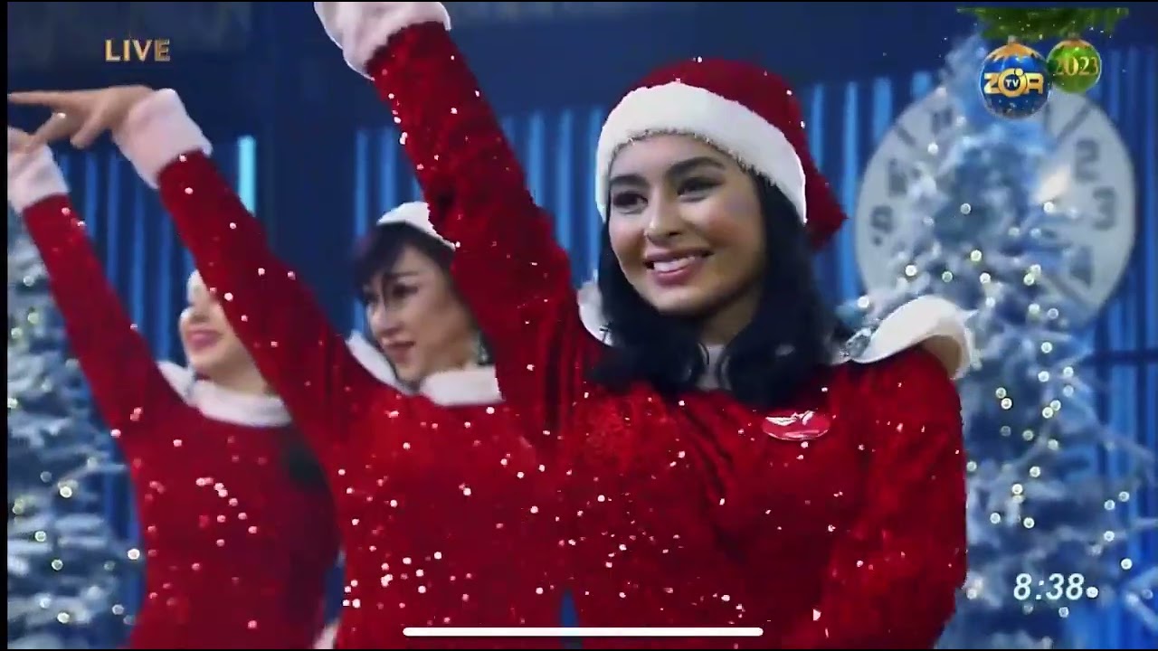 Новогодний флешмоб 2023 от Happy women dance club💝🎄 Ertalabdan salom 31.12.2022 @ZORTVUZ