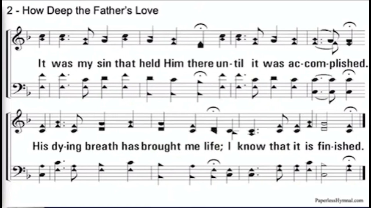How Deep the Father’s Love - Acapella