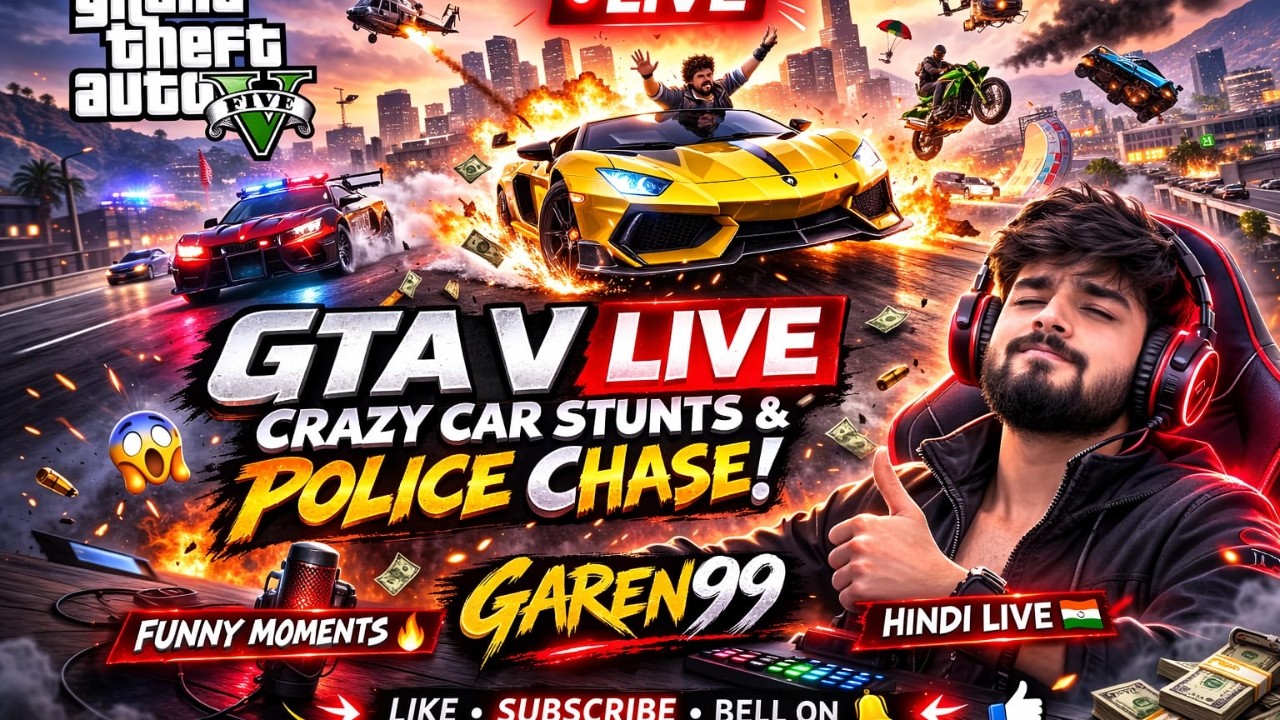 GTA 5! LIVE ! THANOS VS IRON MAN VS GODZILLA