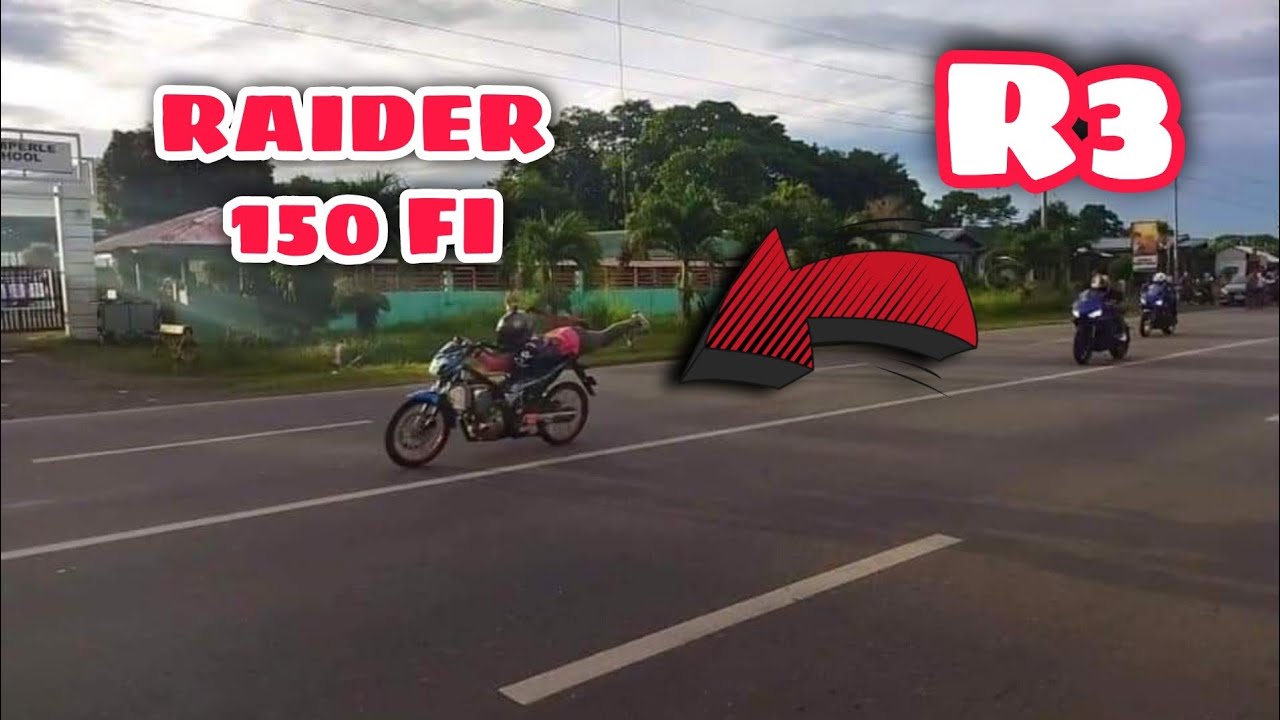 RAIDER 150 FI VS. YAMAHA R3 321 | Raider 150 nakipag sabayan sa Yamaha R3  | Raider Drt works
