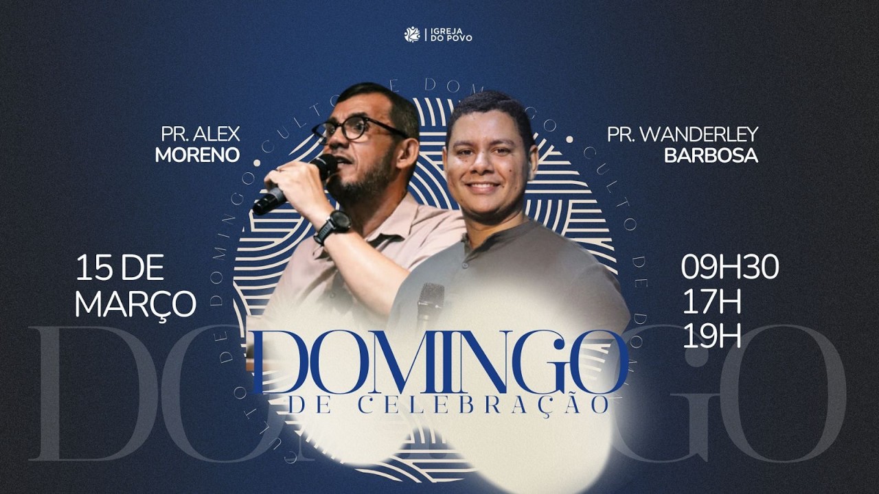 DOMINGO DE CELEBRAÇÃO | Pr. Alex Moreno & Worship Music (I SESSÃO)