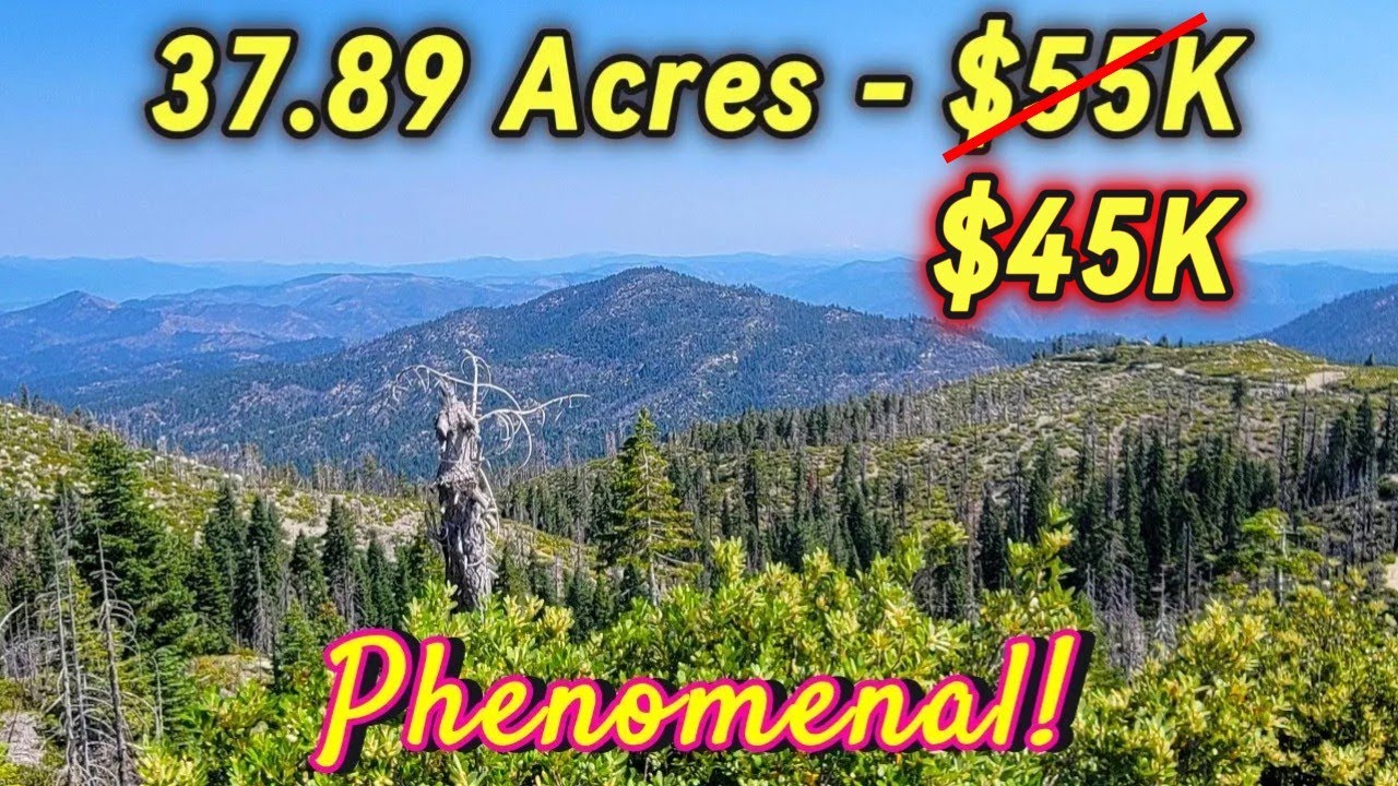 Land Acreage For Sale In California, $45K, Seller Carry, Panoramic Mountain Views, 5,000+ Ft.